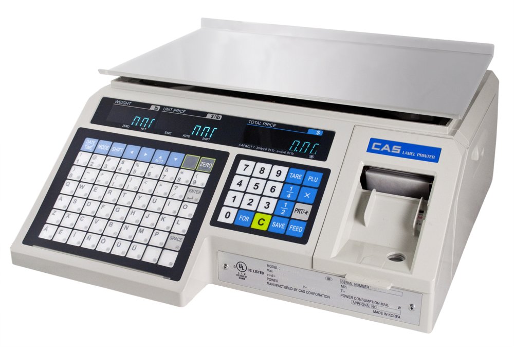 CAS LP-1000N Label Printing Scale