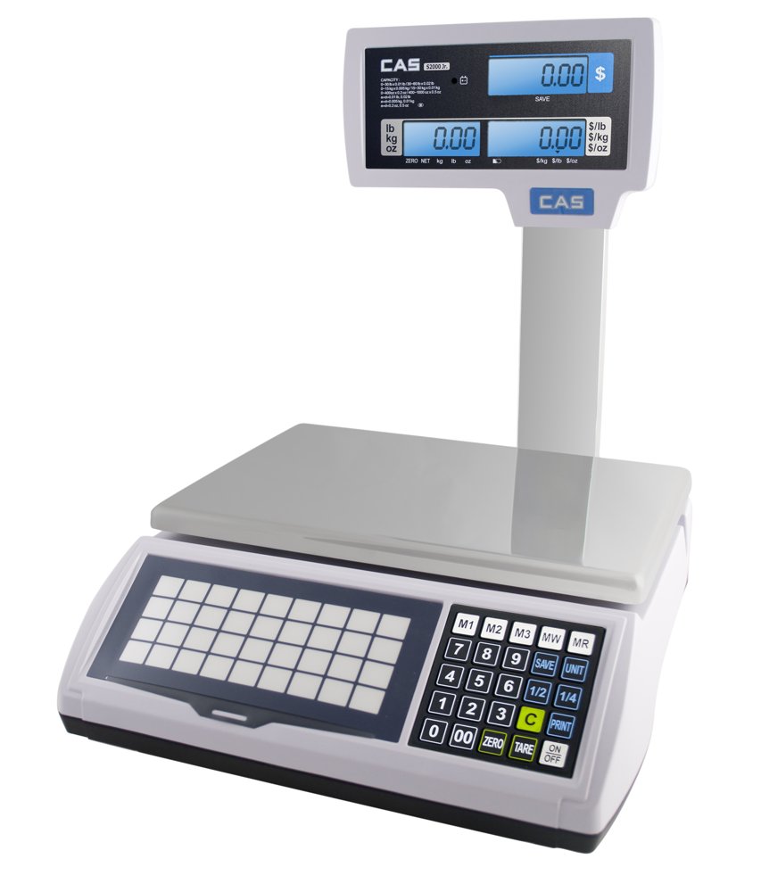 CAS S-2000JR Price Computing Scale with Pole